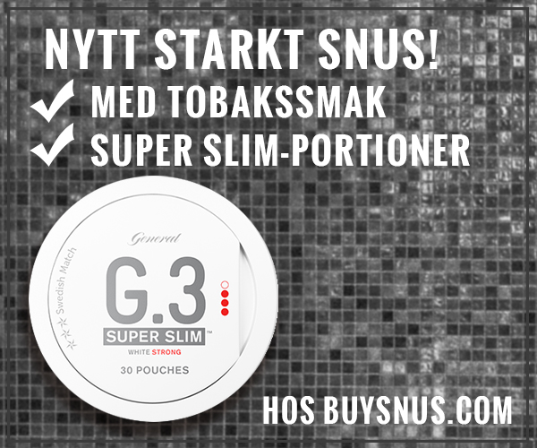 Nytt SUPER SLIM snus från Swedish Match!