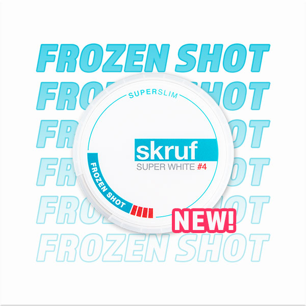Skruf Super White Super Slim Frozen Shot
