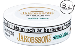 Jakobsson's Ultra Strong Wild Mint Chewing Bags