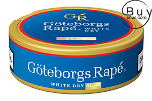 Göteborgs Rapé White Dry Slim Chewing Bags