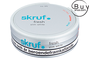 Skruf Slim Fresh Ultra Strong White