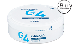 G.4 BLIZZARD Slim All White Portion
