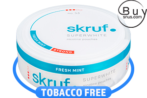 Skruf Super White Slim Fresh No.3