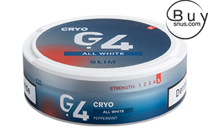 G.4 CRYO Slim All White Super Strong Portion