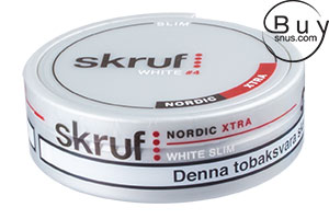 Skruf Slim Nordic White Xtra Strong Portion