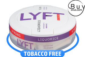 LYFT Strong Licorice Slim Nicotine Pouches