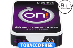 on! Licorice 6 - Nicotine Pouches
