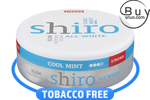 5x Shiro Slim Fresh Mint All White Kautabak Chewing Bag 