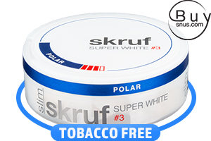 Skruf Super White Slim Polar No.3