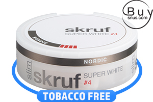 Skruf Super White Nordic No4 Nicotine Pouches