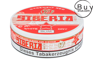 Siberia -80°C White Dry Slim Chewing Bags