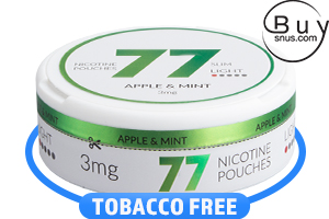 77 Apple Mint Light Slim Nicotine Pouches