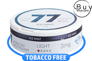 77 Ice Mint Light Slim Nicotine Pouches