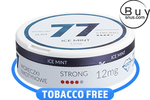 77 Ice Mint Strong Slim Nicotine Pouches