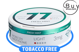 77 Fresh Mint Light Slim Nicotine Pouches