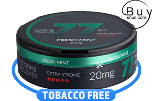 77 Fresh Mint Extra Strong Slim Nicotine Pouches