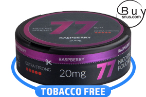 77 Raspberry Extra Strong Slim Nicotine Pouches