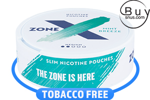 ZoneX Mint Breeze Slim Nicotine Pouches