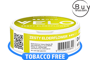 Velo Zesty Elderflower Strong Slim