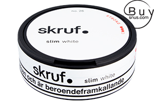 Skruf No. 26 Strong Slim White