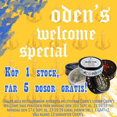 ODEN'S WELCOME SPECIAL