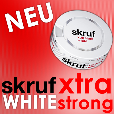 Skruf Xtra Strong White Portion!