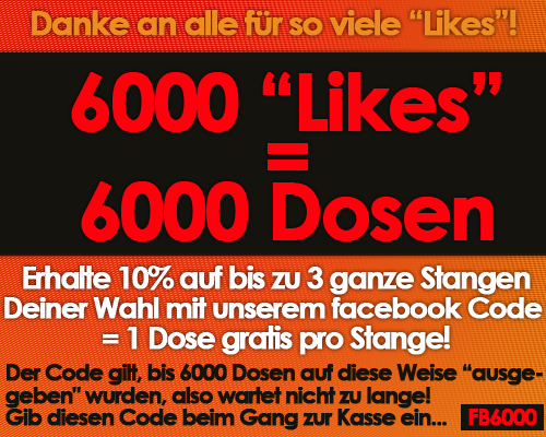 6000 Likes - 6000 Dosen!