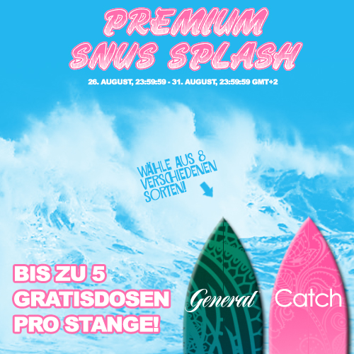 Premium Snus Splash!