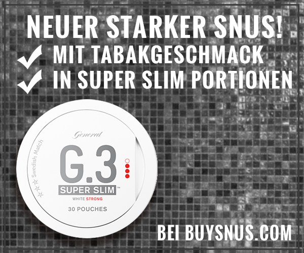 Neuer SUPER SLIM Snus von Swedish Match!