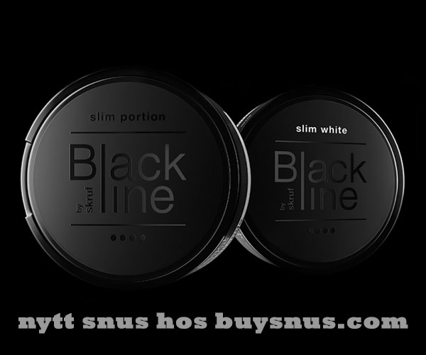 Nytt snus från Skruf - Black Line!