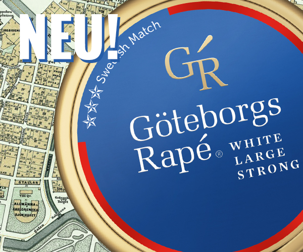 Neuer Snus - ein starker Göteborgs Rapé in weißen Portions!