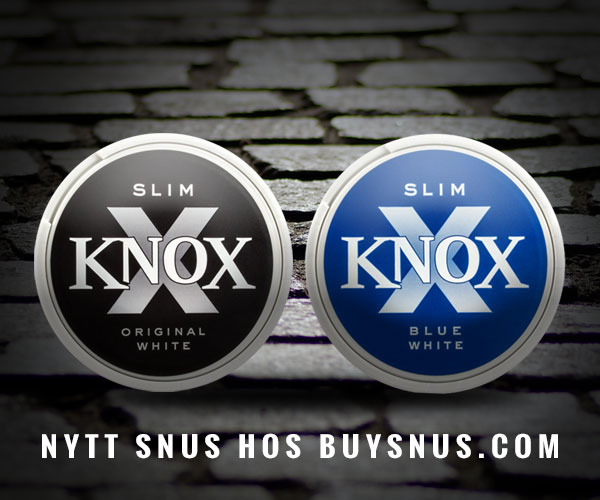 Nytt snus hos buysnus.com - Knox Slim White, Blue och Original!