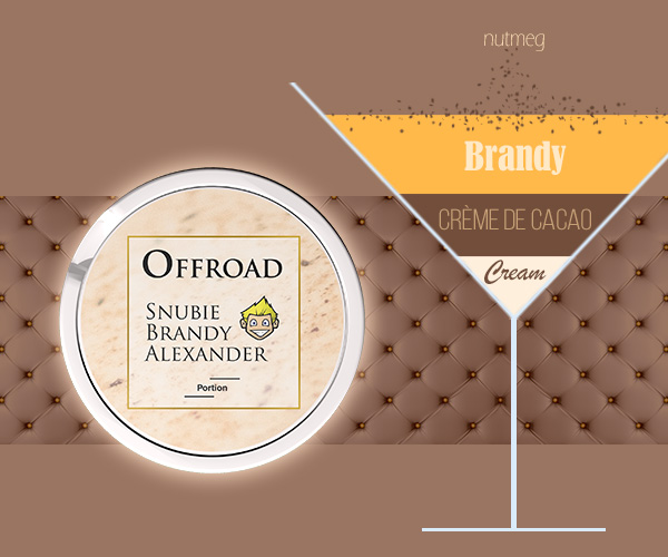 Neuer Snus bei buysnus.com - Offroad Snubie Brandy Alexander