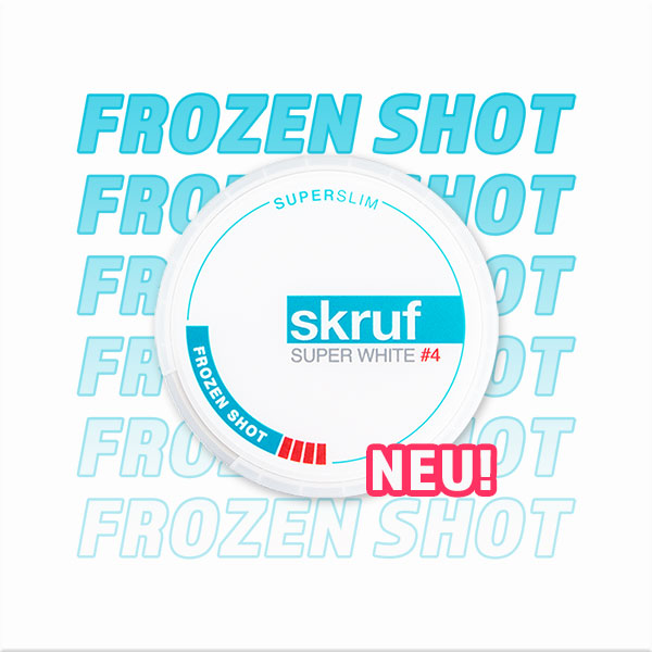 Skruf Super White Super Slim Frozen Shot No.4