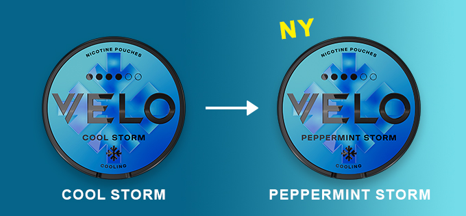 Velo Cool Storm -> Velo Peppermint Storm