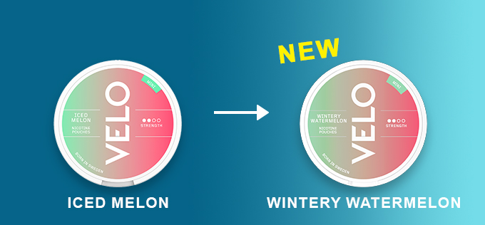 Velo Iced Melon Mini -> Velo Wintery Watermelon Mini
