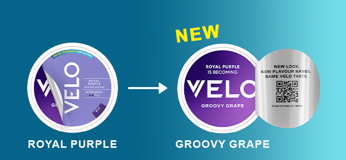 Velo Mini Royal Purple -> Velo Groovy Grape Mini