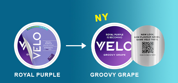 Velo Mini Royal Purple -> Velo Groovy Grape Mini