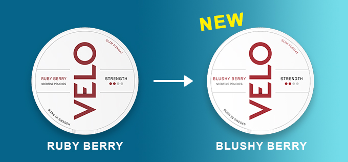 Velo Ruby Berry -> Velo Blushy Berry