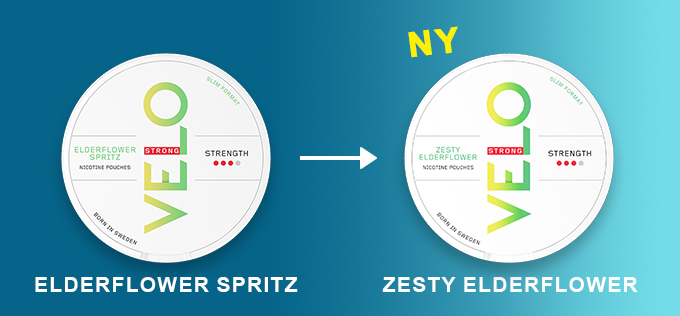 Velo Elderflower Spritz -> Velo Zesty Elderflower