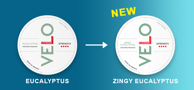 Velo Eucalyptus X-Strong -> Velo Zingy Eucalyptus