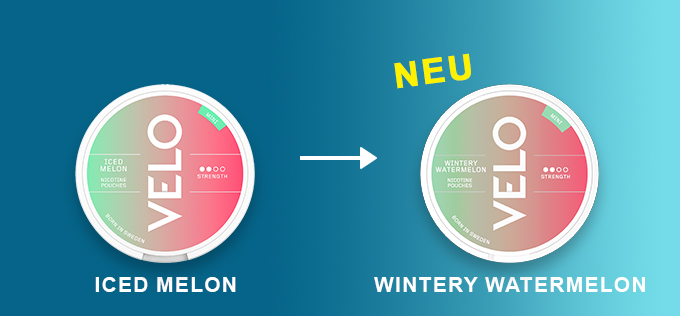 Velo Iced Melon Mini -> Velo Wintery Watermelon Mini