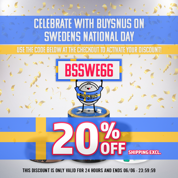NATIONAL DAY SALE - 20% (EXCL. SHIPPING) OFF ON YOUR ORDER!