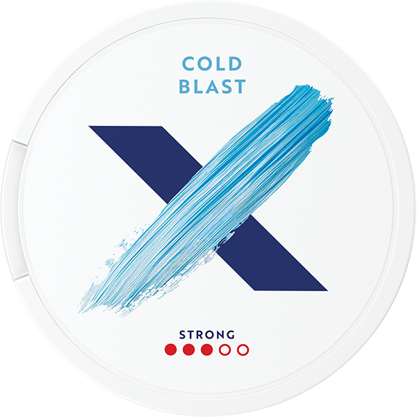 X Cold Blast Extra Strong Slim - nicotine pouches