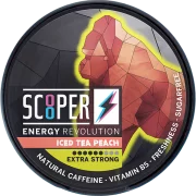 Scooper Energy Iced Tea Peach Extra Strong